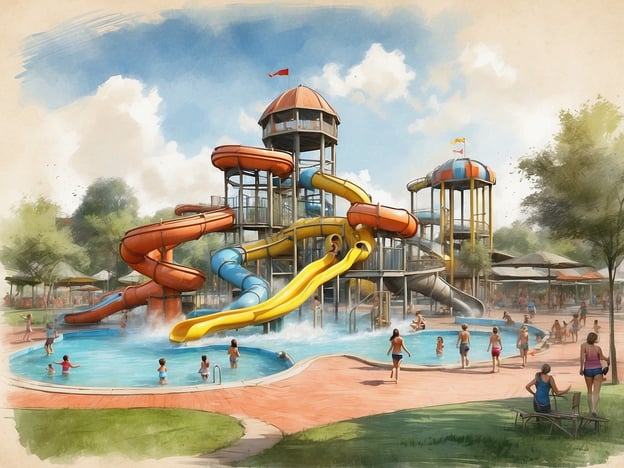 Bosbad Hoeven West-Brabant in Holland (Molecaten Park)