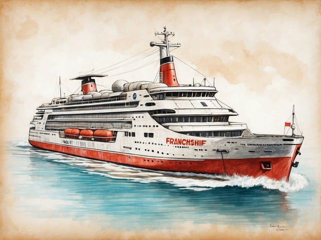 Auf dem Bild ist ein Kreuzfahrtschiff zu sehen, das in einem maritimen Stil dargestellt ist. Dieses Bild lässt sich mit der Geschichte der Cap San Diego verbinden, einem berühmten Stück Geschichte aus Hamburg.Die Cap San Diego wurde 1961 in Dienst gestellt und war eines der letzten großen Stückgutschiffe, das für den internationalen Handel genutzt wurde. Es wurde mit modernen Annehmlichkeiten ausgestattet und diente ursprünglich dem Transport von Waren zwischen Europa und Südamerika. Das Schiff hat eine beeindruckende Geschichte und ist heute ein Museumsschiff, das Besuchern die maritime Geschichte näherbringt und eine Vielzahl von Veranstaltungen ausrichtet.Der Stil und die Farben des Schiffes im Bild könnten an die glorreiche Zeit erinnern, in der Schiffe wie die Cap San Diego auf den Weltmeeren unterwegs waren.
