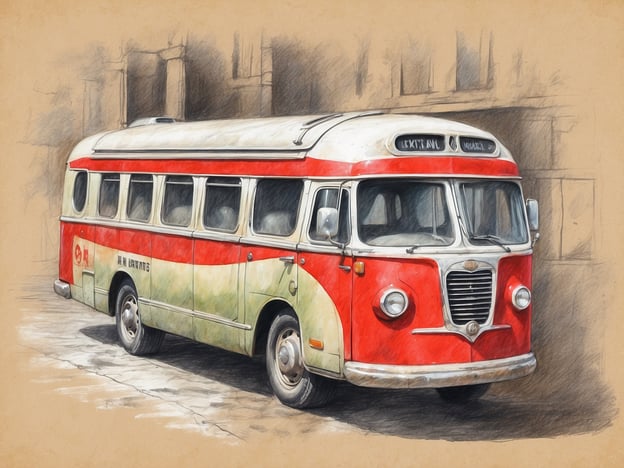 Auf dem Bild ist ein rot-grüner Oldtimer-Bus zu sehen.Eine Reiseapotheke für Bali ist wichtig, weil man während der Reise möglicherweise mit gesundheitlichen Problemen konfrontiert wird, wie z.B. Magenbeschwerden, Insektenstichen oder kleineren Verletzungen. Zudem können in fremden Ländern benötigte Medikamente möglicherweise schwer zu finden sein. Eine gut ausgestattete Reiseapotheke sorgt dafür, dass man für solche Fälle vorbereitet ist und schnell handeln kann, um den Urlaub unbeschwert genießen zu können.