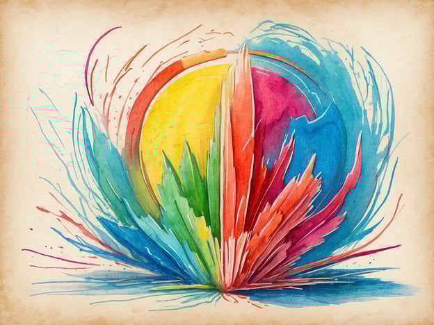 Das Bild zeigt eine künstlerische Darstellung mit lebendigen Farben, die wie Explosionen aussehen und eine zentrale Form annehmen. Diese Art von Kunst kann als Symbol für Kreativität und Vielfalt interpretiert werden.Nachhaltiges Reisen ist wichtig, weil es hilft, die natürlichen Ressourcen und die Umwelt zu schützen. Indem Reisende umweltbewusste Entscheidungen treffen, wie die Nutzung öffentlicher Verkehrsmittel oder die Wahl von Unterkünften, die umweltfreundliche Praktiken unterstützen, tragen sie dazu bei, den ökologischen Fußabdruck zu minimieren. Zudem fördert nachhaltiges Reisen den respektvollen Umgang mit der Kultur und den Lebensweisen der besuchten Regionen, was zu einem authentischen und bereichernden Reiseerlebnis führt. Durch verantwortungsvolles Reisen können wir auch dazu beitragen, die Schönheit unserer Erde für zukünftige Generationen zu bewahren.