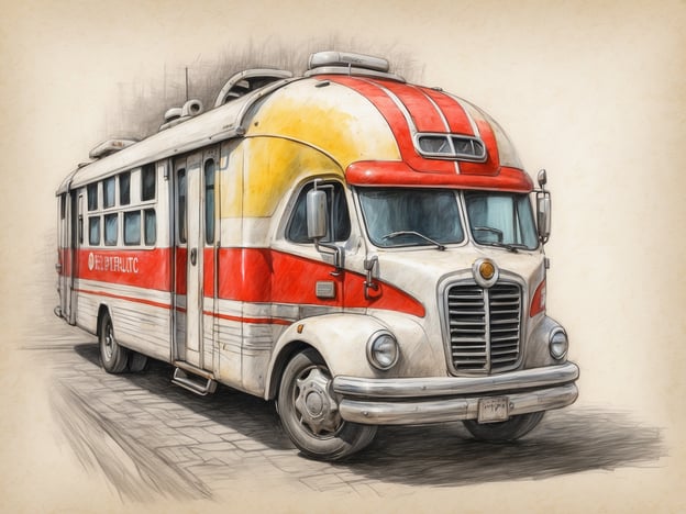Auf dem Bild ist ein farbenfroher Bus zu sehen, der eine nostalgische Ausstrahlung hat. Solche Fahrzeuge sind oft Teil von Reisen und Touren.Eine Reiseapotheke für Ägypten ist wichtig, weil man in einem fremden Land auf unvorhergesehene gesundheitliche Probleme stoßen kann. Die klimatischen Bedingungen, die fremde Küche und mögliche Insektenstiche können gesundheitliche Risiken bergen. Mit einer gut ausgestatteten Reiseapotheke kann man kleinere Beschwerden schnell und selbstständig behandeln, was den Urlaub angenehmer und sicherer macht. Zudem ist der Zugang zu medizinischer Versorgung in ländlicheren Gebieten möglicherweise eingeschränkt.