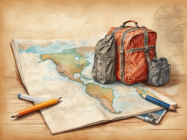Auf dem Bild ist eine Reisekarte zu sehen, die auf einem Tisch liegt, zusammen mit einem orangefarbenen Rucksack und mehreren Stiften.**Wichtige Tipps vor der Reise:**1. **Reisedokumente prüfen**: Stelle sicher, dass dein Reisepass, Visa und andere notwendige Dokumente gültig sind.2. **Packliste erstellen**: Mache eine Liste von Dingen, die du benötigst, um sicherzustellen, dass du nichts vergisst.3. **Reiseziele recherchieren**: Informiere dich über die Orte, die du besuchen möchtest, und plane deine Route.4. **Notfallkontakte**: Halte eine Liste von Notfallkontakten und wichtigen Telefonnummern bereit.5. **Geld vorbereiten**: Überlege, wie viel Bargeld du benötigst und informiere dich über Zahlungsmöglichkeiten im Reiseland.