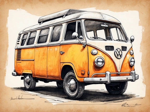 Auf dem Bild ist ein klassischer Volkswagen-Bus zu sehen, der in einer hellen orangefarbenen Farbe gestaltet ist. Um nachhaltige Reiseziele auszuwählen, könnte man diesen Bus als Symbol für umweltfreundliches Reisen betrachten. Hier sind einige Tipps, wie man nachhaltige Reiseziele auswählt:1. **Öffentliche Verkehrsmittel nutzen**: Anstatt mit dem Auto zu reisen, sollte man öffentliche Verkehrsmittel oder umweltfreundliche Fahrzeuge wie diesen Bus in Betracht ziehen.2. **Naturnahe Unterbringung**: Wählen Sie Unterkünfte, die umweltfreundliche Praktiken fördern und sich in der Natur befinden.3. **Lokale Gemeinschaft unterstützen**: Besuchen Sie Reiseziele, die lokale Kulturen unterstützen und nachhaltige wirtschaftliche Praktiken fördern.4. **Aktivitäten im Freien**: Integrieren Sie Aktivitäten wie Wandern oder Radfahren, um die Umgebung nachhaltig zu erkunden.5. **Saisonale Reisen**: Reisen Sie außerhalb der Hauptsaison, um Überfüllung zu vermeiden und die lokale Umwelt zu schonen.Indem man diese Prinzipien beachtet, kann man Reisen, die sowohl bereichernd als auch nachhaltig sind, genießen.