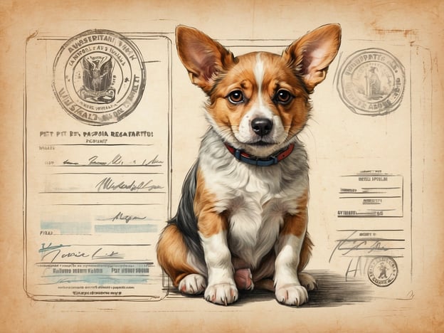 Auf dem Bild ist ein niedlicher Hund zu sehen, vermutlich ein Corgi, zusammen mit einem Dokument oder einer Bescheinigung.Wenn du mit einem Hund nach Kroatien reisen möchtest, hier sind einige Tipps:1. **EU-Heimtierausweis**: Stelle sicher, dass dein Hund einen EU-Heimtierausweis hat, der alle notwendigen Informationen enthält.2. **Mikrochip**: Dein Hund muss mit einem Mikrochip gekennzeichnet sein, der bestimmten Standards entspricht.3. **Tollwutimpfung**: Dein Hund sollte gegen Tollwut geimpft sein. Die Impfung muss mindestens 21 Tage vor der Einreise durchgeführt werden.4. **Gesundheitszeugnis**: Ein Tierarzt sollte ein Gesundheitszeugnis ausstellen, das bestätigt, dass dein Hund gesund ist und keine ansteckenden Krankheiten hat.5. **Einreisebestimmungen**: Informiere dich über die spezifischen Einreisebestimmungen, die für deinen Hund gelten, bevor du reist.6. **Transport**: Achte darauf, dass du einen geeigneten Transportkäfig oder -korb für deinen Hund hast, der den Sicherheitsstandards entspricht.7. **Hunde in öffentlichen Verkehrsmitteln**: Prüfe die Regelungen zur Mitnahme von Hunden in öffentlichen Verkehrsmitteln in Kroatien.Viel Spaß bei deiner Reise!