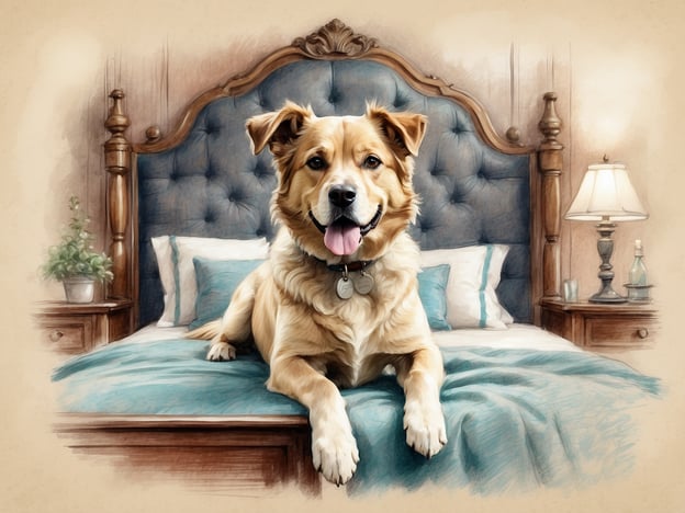 Auf dem Bild ist ein Hund zu sehen, der entspannt auf einem Bett liegt. Wenn du nach hundefreundlichen Unterkünften in Österreich suchst, gibt es viele Optionen:1. **Pfotenhotel** in St. Wolfgang: Ein spezielles Hotel für Hunde und ihre Besitzer mit umfangreichen Annehmlichkeiten.2. **Hotel Jagdhof** in Tirol: Dieses Hotel bietet nicht nur eine hundefreundliche Umgebung, sondern auch tolle Wanderwege in der Nähe.3. **Alpenrose Hotel** in Pertisau: Hier sind Hunde herzlich willkommen, und es gibt viele Freizeitmöglichkeiten.4. **Hotel Schütterhof** in Bad Hofgastein: Ideal für einen Aufenthalt mit deinem vierbeinigen Freund, mit Zugang zur Natur und hundefreundlichen Services.5. **Hundehotel Bellaflora** in Loipersdorf: Dieses Hotel ist perfekt für Hunde und bietet viele Aktivitäten in der Umgebung.Viel Spaß beim Reisen mit deinem Hund!