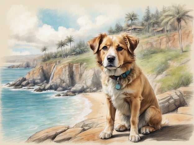 Auf dem Bild ist ein Hund zu sehen, der an einem Küstenabschnitt sitzt. Wenn du an einem schönen Ort am Bodensee für einen Urlaub mit Hund interessiert bist, gibt es einige tolle Optionen:1. **Überlingen**: Diese Stadt hat viele hundefreundliche Unterkünfte und einen schönen Uferbereich, wo dein Hund viel Platz zum Toben hat.2. **Konstanz**: Hier kannst du mit deinem Hund am See spazieren gehen und die vielen Parks erkunden.3. **Meersburg**: Die malerische Altstadt ist perfekt für entspannte Spaziergänge mit deinem Vierbeiner.4. **Lindau**: Der Hafen von Lindau bietet nicht nur eine atemberaubende Aussicht, sondern auch viele Möglichkeiten, deinen Hund mit dabei zu haben.5. **Bodanrück**: Diese Halbinsel ist ideal für Wanderungen in der Natur und bietet zahlreiche Wanderwege, die hundefreundlich sind.Jeder dieser Orte bietet schöne Landschaften und viele Aktivitäten, die du gemeinsam mit deinem Hund genießen kannst!