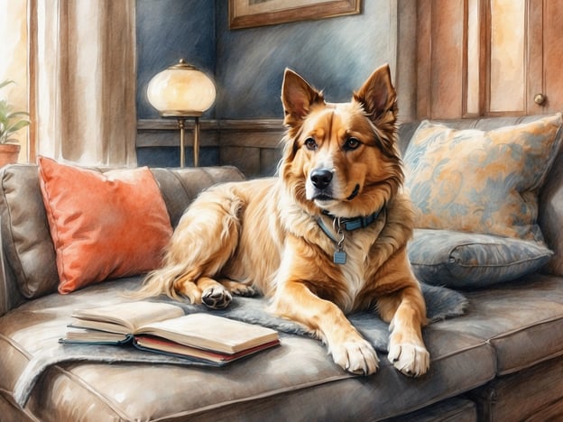 Auf dem Bild ist ein Hund zu sehen, der entspannt auf einem Sofa liegt. Um sicherzustellen, dass du und dein Hund einen tollen Aufenthalt genießen, könnten hundefreundliche Unterkünfte wie Ferienhäuser oder hundefreundliche Hotels in Betracht gezogen werden. Viele dieser Orte bieten spezielle Annehmlichkeiten für Hunde, wie Hundebetten oder Leckerlis.Für Aktivitäten gibt es zahlreiche Möglichkeiten: Spaziergänge in hundefreundlichen Parks oder Wanderungen von hundefreundlichen Wanderwegen. Außerdem könntest du lokale Cafés oder Restaurants suchen, die Hunde willkommen heißen, damit du deinen Hund mitnehmen und gemeinsam relaxen kannst.