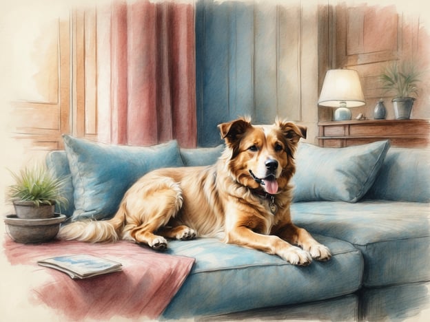 Auf dem Bild ist ein Hund zu sehen, der entspannt auf einem Sofa liegt. Der Raum wirkt gemütlich und einladend.Wenn du nach hundefreundlichen Unterkünften auf Usedom suchst, gibt es einige tolle Optionen. Viele Ferienwohnungen und Hotels erlauben Hunde und bieten besondere Annehmlichkeiten für tierische Gäste. Einige empfohlene Unterkünfte sind:1. **Hotel Villa Balthasar** - Hier sind Hunde willkommen und es gibt viel Platz zum Spazierengehen.2. **Ferienwohnungen in Ahlbeck** - Viele der Wohnungen sind hundefreundlich und liegen nahe am Strand.3. **Naturhotel Düne** - Ein charmantes Hotel, das speziell für Hundebesitzer ausgestattet ist.Mach sicher, bei der Buchung die hundefreundlichen Bedingungen zu überprüfen!