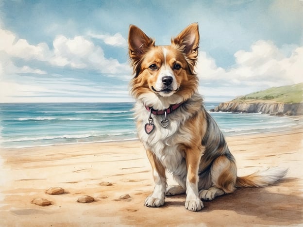 Auf dem Bild ist ein Hund am Strand zu sehen, mit einem schönen Blick auf das Meer im Hintergrund. Für Hundebesitzer auf Rügen gibt es viele Aktivitäten, die man genießen kann:1. **Strandspaziergänge**: Rügen bietet zahlreiche hundefreundliche Strände, an denen Hunde herumlaufen und spielen können.2. **Wanderungen**: Es gibt viele Wanderwege durch die malerische Natur, ideal für einen Tag mit Ihrem Hund.3. **Hundeausstellungen**: In einigen Städten auf Rügen finden regelmäßig Hundeausstellungen und -treffen statt.4. **Hundestrände**: Bestimmte Strände sind speziell für Hunde ausgewiesen, wo sie ohne Leine spielen dürfen.5. **Bootstouren**: Einige Bootsanbieter erlauben es, Hunde an Bord mitzunehmen, sodass Sie die Insel vom Wasser aus erkunden können.6. **Hundefreundliche Cafés**: Viele Cafés und Restaurants auf Rügen heißen Hunde willkommen, sodass Sie auch bei einer Pause nicht auf Ihren vierbeinigen Freund verzichten müssen.Diese Aktivitäten bieten eine tolle Möglichkeit, gemeinsam mit Ihrem Hund die Schönheit von Rügen zu genießen!