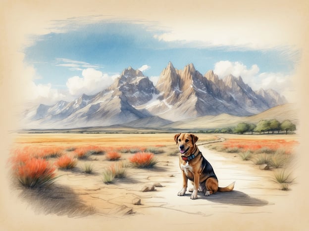 Auf dem Bild ist ein Hund vor einer beeindruckenden Berglandschaft zu sehen. Für einen Urlaub mit Hund in Frankreich sind folgende Reiseziele empfehlenswert:1. **Die Normandie** – Wunderschöne Strände und malerische Dörfer bieten zahlreiche Möglichkeiten für ausgedehnte Spaziergänge.2. **Die Provence** – Die Lavendelfelder und sanften Hügel laden zu entspannten Wanderungen ein.3. **Die Alpen** – Perfekt für aktive Hunde und ihre Besitzer, mit vielen Wanderwegen und atemberaubenden Ausblicken.4. **Die Bretagne** – Küstenlandschaften und herzliche, hundefreundliche Unterkünfte machen diese Region ideal für einen Urlaub mit Hund.5. **Die Dordogne** – Wunderschöne Landschaften und charmante Höhlen, die zu Erkundungen einladen.Diese Ziele bieten nicht nur eine tolle Kulisse, sondern auch viele hundefreundliche Aktivitäten!