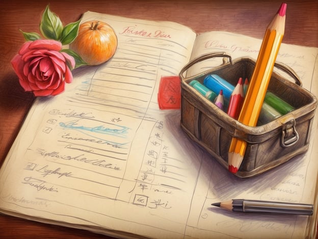 Auf dem Bild sind ein offenes Buch, Buntstifte, eine Blume und eine Orange zu sehen. Das Buch könnte eine Art Notizbuch oder Register sein, möglicherweise für Buchungen oder Aufzeichnungen.### Tipps für die A-ROSA BRAVA:1. **Frühzeitige Buchung**: Um die besten Kabinen und Preise zu sichern, buchen Sie frühzeitig.2. **Saisonale Angebote**: Achten Sie auf besondere Angebote in der Nebensaison, um Geld zu sparen.3. **Zusätzliche Leistungen**: Informieren Sie sich über Inklusivleistungen wie Ausflüge oder Wellnessangebote.4. **Flexibilität**: Falls möglich, wählen Sie flexibel reisetage, um günstigere Preise zu finden.5. **Packliste**: Erstellen Sie eine Packliste, um sicherzustellen, dass Sie alles Notwendige für Ihre Kreuzfahrt dabei haben.Viel Spaß bei Ihrer Reise mit der A-ROSA BRAVA!