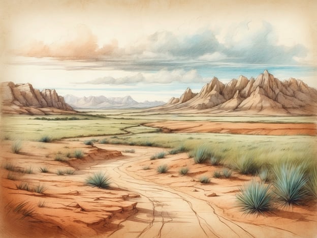 Auf dem Bild ist eine malerische Landschaft mit sanften Hügeln, grünen Wiesen und markanten Gebirgen zu sehen. Die Farben sind warm und die Stimmung vermittelt Weite und Ruhe. Diese Art von Landschaft könnte an die Region des Drents-Friese Wold erinnern, die für ihre vielfältige Natur mit Wäldern, Mooren und sanften Hügeln bekannt ist.Die Geschichte des Drents-Friese Wold reicht zurück bis in die prähistorische Zeit, als Menschen begannen, sich in dieser Umgebung niederzulassen. Die Gegend ist heute ein Nationalpark und bietet eine einzigartige Flora und Fauna, die sich aus verschiedenen Landschaftsformen entwickelt hat. Die sanften Hügel und offenen Flächen laden zu Erkundungen ein und spiegeln die Harmonie zwischen Mensch und Natur wider, die in der Region über Jahrhunderte hinweg gewachsen ist.