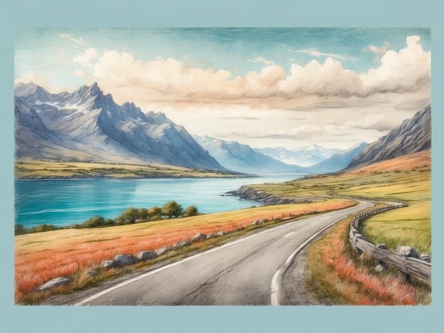 Auf dem Bild ist eine malerische Landschaft mit einer kurvigen Straße zu sehen, die entlang eines Gewässers führt. Im Hintergrund erheben sich majestätische Berge unter einem bewölkten Himmel.
Für einen Roadtrip durch Skandinavien könntest du folgende Routen in Betracht ziehen:
1. **Die Straße der Fjorde (Norwegen)**: Diese Route bietet atemberaubende Ausblicke auf Fjorde, Wasserfälle und die dramatische Küstenlandschaft.
2. **Die Küstenstraße von Norwegen (Norge) - Atlanterhavsveien**: Ein spektakulärer Teil der Küstenstraße, der dich über Brücken und durch idyllische Inseln führt.
3. **Die Lofoten-Inseln**: Eine beeindruckende Strecke, die wunderschöne Strände, dramatische Berge und authentische Fischerdörfer passiert.
4. **Der Goldene Kreis (Island)**: Eine beliebte Route, die zu einigen der beeindruckendsten Naturwunder Islands führt, einschließlich Geysire und Wasserfälle.
5. **Die Schärenküste (Schweden)**: Eine entspannte Fahrt durch Tausende von Inseln mit malerischen Dörfern und traumhaften Ausblicken aufs Wasser.
Jede dieser Routen bietet einzigartige Erlebnisse und atemberaubende Landschaften, ideal für einen unvergesslichen Roadtrip.