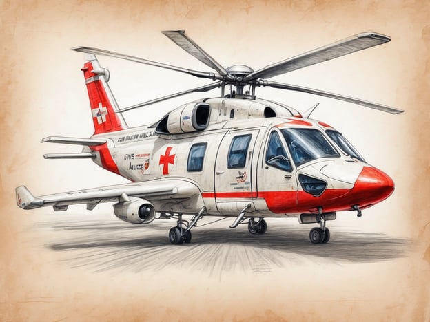 Auf dem Bild ist ein Rettungshubschrauber zu sehen, der für den Krankenrücktransport eingesetzt wird. Es gibt verschiedene Arten von Krankenrücktransporten, darunter:
1. **Rettungsdienst mit Krankenwagen**: Hierbei werden Patienten mit einem Bodenkrankenwagen transportiert. Diese Methode wird häufig für nicht dringliche Rücktransporte verwendet.
2. **Luftrettung**: Diese erfolgt über Hubschrauber oder spezielle Rettungsflugzeuge, ideal für den Transport in schwer zugänglichen Gebieten oder bei akuten Notfällen.
3. **Medizinische Transporte mit Flugzeugen**: Für Langstreckentransporte werden oft Privatjets oder Ambulanzflugzeuge genutzt, um Patienten schnell in entfernte Einrichtungen zu bringen.
4. **Boden-Rettungsdienste**: Manchmal werden auch spezialisierte Fahrzeuge verwendet, die mit medizinischer Ausrüstung ausgestattet sind, um Patienten zu stabilisieren und sicher zu transportieren.
Diese verschiedenen Transportmittel sind entscheidend für die schnelle und sichere Verlegung von Patienten in kritischen Situationen.