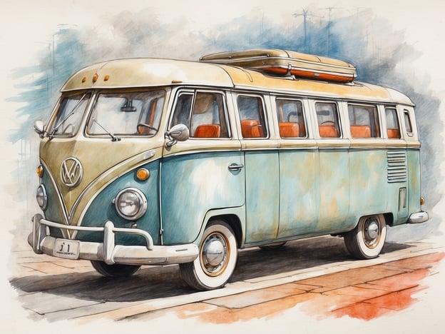Auf dem Bild ist ein farbenfroher Oldtimer-Van zu sehen, der wahrscheinlich für Reisen oder einen Roadtrip genutzt werden könnte.Eine Urlaubscheckliste ist wichtig, weil sie dabei hilft, sicherzustellen, dass man alles Notwendige für den Urlaub einpackt. So verhindert man, dass man essentielle Dinge vergisst, wie zum Beispiel Kleidung, Hygieneartikel oder Reisedokumente. Eine Checkliste sorgt dafür, dass man entspannt reisen kann, da man sich keine Sorgen über vergessene Gegenstände machen muss. Außerdem kann sie helfen, den Überblick über mögliche Aktivitäten und Ausflüge zu behalten, damit der Urlaub optimal genutzt wird.