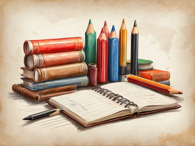 Auf dem Bild sind mehrere Bücher, einige Buntstifte und ein offenes Notizbuch zu sehen. Die Szene vermittelt eine Atmosphäre des Lernens und der Kreativität.### Vorteile der Verwendung einer digitalen Checkliste:1. **Zugänglichkeit**: Digitale Checklisten können von verschiedenen Geräten jederzeit abgerufen werden, was die Planung und Organisation erheblich erleichtert.2. **Echtzeit-Updates**: Änderungen können sofort vorgenommen werden, sodass alle Beteiligten immer auf dem aktuellen Stand sind.3. **Erinnerungsfunktionen**: Digitale Checklisten bieten oft Erinnerungs- und Benachrichtigungsfunktionen, die helfen, Fristen einzuhalten und wichtige Aufgaben nicht zu vergessen.4. **Einfache Anpassung**: Sie können leicht angepasst werden, um neue Aufgaben hinzuzufügen oder bestehende zu ändern, was den flexiblen Umgang mit sich ändernden Anforderungen ermöglicht.5. **Nachverfolgbarkeit**: Fortschritte können einfach nachverfolgt werden, und abgeschlossene Aufgaben können markiert werden, was zu einem Gefühl von Erfüllung führt.Die Verwendung einer digitalen Checkliste kann somit die Effizienz und Produktivität erhöhen, egal ob im Studium, im Beruf oder im Alltag.