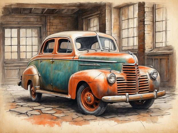 Auf dem Bild ist ein alter, nostalgischer Wagen zu sehen, der in einer verlassenen Umgebung steht. Solche "Lost Places" sind Orte, die durch den Verlauf der Zeit und menschliche Aktivitäten in Vergessenheit geraten sind. Sie tragen oft Geschichten in sich und zeigen, wie sich der menschliche Einfluss auf die Natur und die Umgebung auswirkt.Die Bedeutung von Lost Places liegt in ihrer Verbindung zur Vergangenheit. Sie erinnern uns an frühere Zeiten und bieten die Möglichkeit, die Geschichte und das Erbe eines Ortes zu reflektieren. Der Erhalt solcher Orte ist wichtig, da sie einzigartig sind und oft kulturelle oder historische Bedeutung haben. Der alte Wagen symbolisiert daher nicht nur vergangene Mobilität, sondern auch die Vergänglichkeit und den Wandel, den die Welt durchlebt hat.