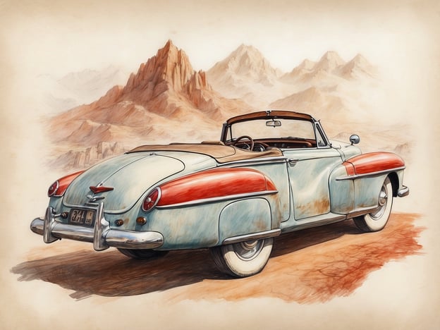 Auf dem Bild ist ein nostalgisches Auto zu sehen, das in einer beeindruckenden Landschaft mit Bergen im Hintergrund steht. Die Farben des Fahrzeugs sind in sanften Blau- und Rottönen gehalten, was ihm einen vintage Charme verleiht. Diese Szenerie vermittelt eine Atmosphäre von vergangener Zeit, die viele Liebhaber von Lost Places fasziniert.
Lost Places sind Orte, die von der Natur zurückerobert wurden oder die in Vergessenheit geraten sind. Sie erzählen Geschichten aus der Vergangenheit, und das Bild des Autos in dieser dramatischen Umgebung regt die Fantasie an. Man stellt sich vor, welche Abenteuer dieses Fahrzeug erlebt haben könnte und welche Geheimnisse die Landschaft birgt. Solche visuellen Eindrücke lassen die Faszination für vergessene Orte und ihre Geschichten weiterleben.