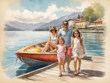 Familienspaß in Germignaga, nahe dem zauberhaften Lago Maggiore