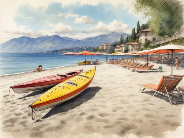 Strandvergnügen und Natur in Dormelletto am Lago Maggiore