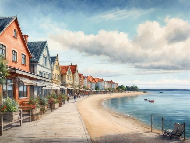 Misdroy auf der Insel Wollin an der polnischen Ostsee