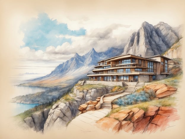Auf dem Bild ist eine elegante Villa zu sehen, die auf einer Felsenküste steht, umgeben von dramatischen Bergen und Wasser.Hier sind einige Tipps für eine gelungene Kreuzfahrt:1. **Packliste**: Denken Sie an angemessene Kleidung für verschiedene Anlässe, von leger bis formell.2. **Frühzeitige Buchung**: Reservieren Sie Ausflüge und Veranstaltungen im Voraus, um die besten Plätze zu sichern.3. **Gesundheitsvorsorge**: Nehmen Sie Medikamente gegen Seekrankheit mit und bleiben Sie hydriert.4. **Essen und Trinken**: Probieren Sie verschiedene Restaurants an Bord, um die Vielfalt der Küche zu genießen.5. **Kriminalitätsbewusstsein**: Halten Sie Ihre Wertsachen immer in Sicht und nutzen Sie Safes, wenn verfügbar.6. **Soziale Interaktionen**: Nehmen Sie an Bord an Aktivitäten teil, um andere Passagiere kennenzulernen.7. **Entspannen**: Gönnen Sie sich Zeit zum Entspannen, genießen Sie den Blick auf das Meer und die Landschaft.Mit diesen Tipps wird Ihre Kreuzfahrt sicherlich zu einem unvergesslichen Erlebnis!