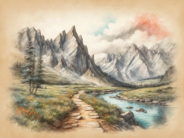 Auf dem Bild ist eine malerische Landschaft mit hohen Bergen, einem klaren Fluss und üppigen Wiesen zu sehen. Diese Szenerie bietet zahlreiche Aktivitäten für Naturliebhaber, darunter:
1. **Wandern**: Die Pfade laden zu ausgedehnten Wanderungen in der Natur ein.
2. **Vogelbeobachtung**: Die abwechslungsreiche Landschaft könnte viele Vogelarten anziehen.
3. **Fotografie**: Die schöne Aussicht ist ideal für Landschafts- und Naturfotografie.
4. **Angeln**: Am ruhigen Fluss gibt es möglicherweise gute Angelmöglichkeiten.
5. **Picknicken**: Die malerischen Wiesen laden zu entspannten Picknicks im Freien ein.
Diese Aktivitäten ermöglichen es, die Schönheit und Ruhe der Natur voll auszukosten.