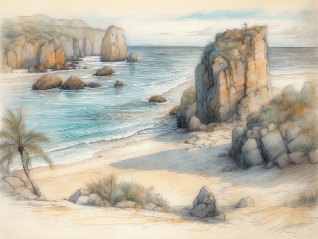 Auf dem Bild ist eine malerische Küstenlandschaft mit einem Strand, Felsen und klarem Wasser zu sehen. Es wirkt sehr einladend und entspannt.
Hier sind die Top 3 Reiseziele im Ausland, die zu solch einer Szenerie passen könnten:
1. **Bali, Indonesien** – Berühmt für seine atemberaubenden Strände, Reisfelder und spirituelle Kultur.
2. **Küste der Amalfi, Italien** – Bekannt für ihre dramatische Küstenlinie, charmante Dörfer und das kristallklare Wasser.
3. **Malediven** – Ideales Ziel für tropische Strände, luxuriöse Resorts und exzellente Möglichkeiten zum Schnorcheln.
Diese Orte bieten ähnliche malerische Landschaften und entspannende Atmosphären wie auf dem Bild.