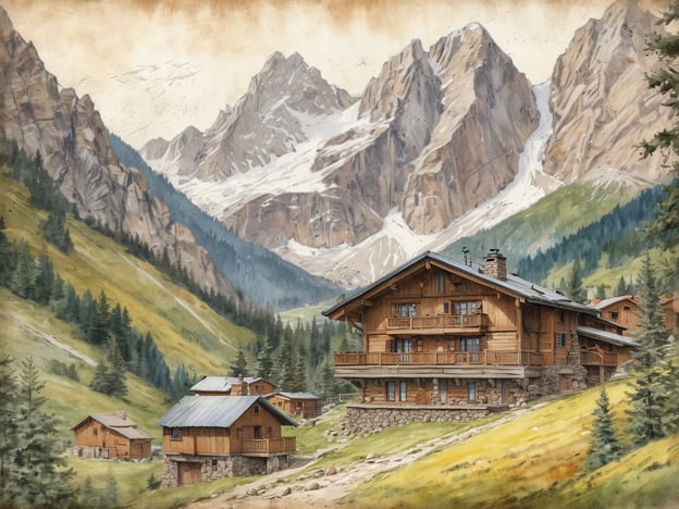 Auf dem Bild ist eine malerische alpenländische Landschaft mit traditionellen Holzhäusern und beeindruckenden Bergen im Hintergrund zu sehen. Diese Szenerie erinnert an die Top 5 familienfreundlichen Destinationen in den Alpen:
1. **Bergün, Schweiz** – Ideal für Familien mit Sommer- und Winteraktivitäten.
2. **Fügen, Österreich** – Bietet tolle Freizeitmöglichkeiten und familienfreundliche Hotels.
3. **Garmisch-Partenkirchen, Deutschland** – Bekannt für seine Natur und kinderfreundlichen Angebote.
4. **Alpbach, Österreich** – Ein charmantes Dorf mit vielen Outdoor-Aktivitäten für die ganze Familie.
5. **Reutte, Österreich** – Ein Ausgangspunkt für zahlreiche Wanderungen und Abenteuer im Freien.
Diese Regionen sind perfekt für Familienurlaube in den Alpen!