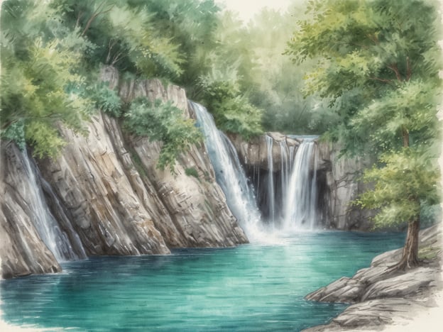 Auf dem Bild sind fünf beeindruckende Elemente der spektakulären Plitvicer Seen in Kroatien zu sehen:
1. **Wasserfälle**: Plitvicer Seen sind berühmt für ihre mehreren Wasserfälle, die ins kristallklare Wasser stürzen.
2. **Kristallklares Wasser**: Das Wasser hat eine wunderschöne türkisfarbene Erscheinung, die typisch für die Seen ist.
3. **Grüne Vegetation**: Üppige Bäume und Pflanzen umgeben die Seen und bieten einen Lebensraum für viele Tiere.
4. **Felsen**: Die schroffen Felsen geben der Landschaft eine dramatische Kulisse.
5. **Ruhige Umgebung**: Die gesamte Szenerie strahlt eine friedliche und idyllische Atmosphäre aus, die zum Verweilen einlädt.