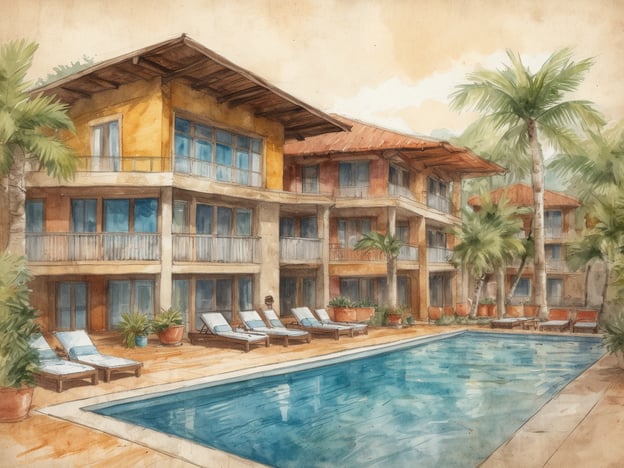 Auf dem Bild ist ein hübsches Resorthotel mit mehreren Stockwerken, einer großen Poollandschaft und Liegestühlen zu sehen, umgeben von Palmen und grünen Pflanzen. Das Ambiente erinnert an einen tropischen Urlaubsort.
Hier sind fünf erschwingliche All-Inclusive-Destinationen:
1. **Mexiko (Cancún oder Riviera Maya)** – Bietet eine Vielzahl an Resorts und schönen Stränden.
2. **Dominikanische Republik (Punta Cana)** – Bekannt für seine traumhaften Strände und günstige All-Inclusive-Angebote.
3. **Kuba (Varadero)** – Attraktive Preise und wunderschöne Strände mit einer einzigartigen Kultur.
4. **Türkei (Bodrum oder Antalya)** – Preiswerte Resorts und reichhaltige kulinarische Angebote.
5. **Ägypten (Hurghada oder Sharm El Sheikh)** – Beliebtes Ziel für Sonnensuchende mit vielen All-Inclusive-Optionen.
Diese Destinationen kombinieren Erschwinglichkeit mit traumhaften Urlaubserlebnissen.