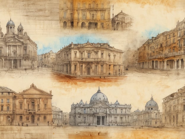 Auf dem Bild sind architektonische Zeichnungen von historischen Gebäuden und Plätzen zu sehen, die an die Kunst des Skizzierens erinnern.Wenn wir über kulturelle Schätze auf Sansibar sprechen, dann könnten wir einige beeindruckende Orte erwähnen:1. **Stone Town**: Die Altstadt von Sansibar ist ein UNESCO-Weltkulturerbe und bekannt für ihre verwinkelten Gassen, historischen Gebäude und den starken arabischen Einfluss in der Architektur.2. **Das Haus des Wonders (Beit al-Ajaib)**: Dies war das erste Gebäude auf Sansibar mit elektrischem Strom und ist heute ein Museum, das die Kultur und Geschichte der Insel zeigt.3. **Die Sultanspaläste**: Diese beeindruckenden Paläste sind Zeugen der Herrschaft der Sultane von Sansibar und sind reich an Geschichte und prachtvoller Architektur.4. **Die Gewürzfarmen**: Sansibar ist bekannt als die "Gewürzinsel" und die Besuche in den Gewürzfarmen sind eine beliebte Attraktion, die den Einfluss der Gewürzhandelsgeschichte auf die Kultur der Insel zeigt.Diese Schätze spiegeln die reiche Geschichte und kulturelle Vielfalt von Sansibar wider.
