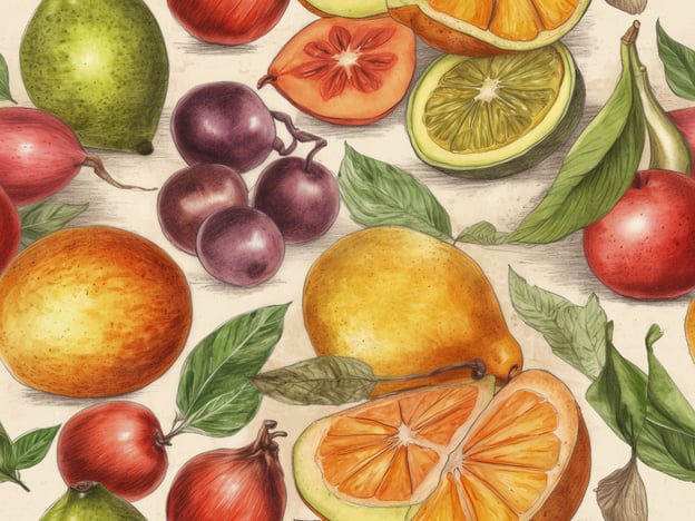Auf dem Bild sind verschiedene Früchte abgebildet, darunter Orangen, Äpfel, Limetten und viele andere.Sri Lanka ist bekannt für seine vielfältige und köstliche Kulinarik, die auch durch eine große Auswahl an tropischen Früchten geprägt ist. Besonders hervorzuheben sind:1. **Durians**: Diese stacheligen Früchte haben einen einzigartigen Geschmack und Duft, der viele Menschen fasziniert oder abschreckt.2. **Mangosteen**: Diese süße, saftige Frucht wird oft als "Königin der Früchte" bezeichnet.3. **Jackfrucht**: Sie ist sowohl reif als auch ungenießbar. In ungenießbarem Zustand wird sie oft in Currys verwendet.4. **Papaya**: Eine faserreiche und süße Frucht, die oft in Fruchtsalaten oder Smoothies zu finden ist.5. **Kokosnüsse**: Diese sind nicht nur für ihr Wasser bekannt, sondern auch für das cremige Fruchtfleisch, das in vielen Gerichten verwendet wird.Die Farben und die Vielfalt der Früchte, die auf dem Bild zu sehen sind, spiegeln genau die reichen Ernten wider, die man in Sri Lanka findet.