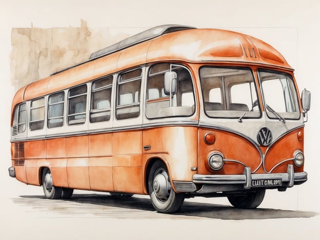 Auf dem Bild ist ein klassischer VW-Bus zu sehen, der in einem auffälligen Orange lackiert ist. Diese Fahrzeuge sind bekannt für ihr nostalgisches Design und ihre Vielseitigkeit. Kundenbewertungen und Erfahrungsberichte heben oft hervor, dass der VW-Bus nicht nur eine große Fangemeinde hat, sondern auch als Symbol für Freiheit und Abenteuer gilt.Viele Besitzer berichten von ihren positiven Erfahrungen mit dem Fahrzeug, insbesondere in Bezug auf den großzügigen Innenraum, der sich ideal für Reisen mit Familie oder Freunden eignet. Auch die Zuverlässigkeit und das ansprechende Fahrverhalten werden häufig gelobt. Einige Nutzer schätzen die Möglichkeit, den Bus individuell auszubauen, um ihn als Camper zu nutzen.Insgesamt bleibt der VW-Bus ein beliebtes Fahrzeug, das zahlreiche positive Erinnerungen und Erfahrungen hervorruft.
