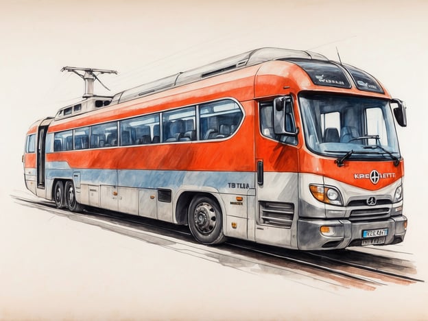 Auf dem Bild ist ein roter und grauer Reisebus zu sehen, der möglicherweise für den öffentlichen Verkehr oder für touristische Transporte genutzt wird. Im Vergleich zu anderen Urlaubsformen, wie Flugreisen oder Kreuzfahrten, bietet eine Busreise einige Vorteile:1. **Kostenersparnis**: Busreisen sind oft günstiger als Flüge oder Kreuzfahrten, besonders für Gruppen oder bei frühzeitiger Buchung.2. **Flexibilität**: Mit einem Bus kann man verschiedene Ziele ansteuern und unterwegs anhalten, um Sehenswürdigkeiten zu besuchen.3. **Umweltfreundlichkeit**: Busreisen haben tendenziell einen geringeren CO2-Ausstoß pro Person im Vergleich zu Flugreisen.4. **Geselligkeit**: Da man oft mit anderen Reisenden im Bus unterwegs ist, kann man neue Bekanntschaften schließen und die Reise gemeinsam genießen.Insgesamt stellt das Busreisen eine praktische und oft abwechslungsreiche Option für den Urlaub dar.
