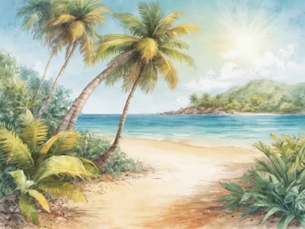 Auf dem Bild ist eine malerische Strandlandschaft mit Palmen, klarem Wasser und einem sonnigen Himmel zu sehen.
Die Kanarischen Inseln sind das perfekte Reiseziel aus mehreren Gründen:
1. **Ganzjährig mildes Klima**: Dank des warmen Wetters kann man die Inseln zu jeder Jahreszeit besuchen und die Sonne genießen.
2. **Vielfältige Landschaften**: Von beeindruckenden Stränden bis hin zu vulkanischen Gebirgen bieten die Kanaren eine atemberaubende Naturvielfalt.
3. **Reiche Kultur und Geschichte**: Die Inseln haben ein aufregendes kulturelles Erbe, das von der spanischen Geschichte und verschiedenen Einflüssen geprägt ist.
4. **Aktivitäten für jeden Geschmack**: Ob Wassersport, Wandern oder einfach nur Entspannung am Strand – es gibt für jeden etwas zu erleben.
5. **Gastfreundschaft**: Die Einheimischen sind bekannt für ihre Freundlichkeit und Hilfsbereitschaft, was den Aufenthalt noch angenehmer macht.
Insgesamt sind die Kanarischen Inseln ein ideales Ziel für Erholung und Abenteuer zugleich.