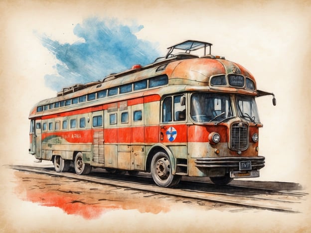 Auf dem Bild ist ein farbenfrohes, retro-inspiriertes Fahrzeug zu sehen, das an einen Bus oder ein nostalgisches Verkehrsmittel erinnert.Im Kontext umweltfreundlicher Kreuzfahrtschiffe ist es wichtig anzumerken, dass diese Schiffe zunehmend auf nachhaltige Technologien setzen, um ihre Umweltauswirkungen zu reduzieren. Sie nutzen oft alternative Antriebssysteme, wie Flüssigerdgas (LNG), und implementieren Maßnahmen zur Reduzierung von Emissionen und Abfall. Dies trägt dazu bei, die Meeresumwelt zu schützen und die Schadstoffbelastung in Hafenbereichen zu minimieren, was für die Erhaltung der maritimen Ökosysteme von großer Bedeutung ist.