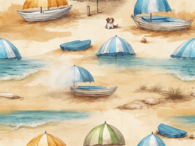 Auf dem Bild ist eine malerische Strandlandschaft zu sehen, die mit Sonnenschirmen, kleinen Booten und einem liebenswerten Hund im Sand verziert ist. Diese Szenerie strahlt eine entspannte Urlaubsstimmung aus.
Wenn du weitere Hundestrände in Europa entdecken möchtest, hier sind einige Vorschläge:
1. **Playa de las Americas, Teneriffa, Spanien** – Ein hundefreundlicher Strand mit viel Platz für Hunde zum Toben.
2. **Zandvoort, Niederlande** – Hier gibt es spezielle Hundestrände, wo du mit deinem Vierbeiner einen tollen Tag am Meer verbringen kannst.
3. **Badajoz, Portugal** – An diesem Strand sind Hunde erlaubt und es gibt viele hundefreundliche Cafés in der Nähe.
4. **Praia de Odeceixe, Portugal** – Wunderbare Kulisse mit flachem Wasser, ideal für einen Tag mit deinem Hund.
5. **Mallemort, Frankreich** – Ein breiter Strand, der auch für Hunde zugänglich ist.
Viel Spaß beim Entdecken!