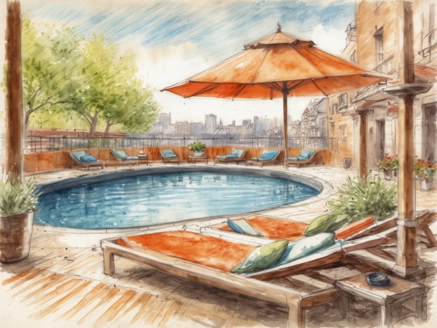 Auf dem Bild ist ein schöner Außenbereich mit einem Swimmingpool zu sehen, umgeben von Sonnenliegen und einem sonnigen Ambiente. Diese Art von Ort erinnert an entspannende Tage in exklusiven Wellnessanwendungen. In Hamburg gibt es viele spannende SPAs, die ähnliche Annehmlichkeiten bieten.
Hier sind einige der besten SPAs in Hamburg:
1. **Therme Hamburg**: Ein großer Wellnessbereich mit vielen Saunen, einem Schwimmbad und einem herrlichen Außenbereich.
2. **Spa im Fairmont Hotel Vier Jahreszeiten**: Exklusive Behandlungen und ein elegantes Ambiente direkt an der Binnenalster.
3. **DIVA Spa**: Bietet vielfältige Wellnessangebote, von Massagen bis zu Gesichtsbehandlungen, in einem stilvollen Ambiente.
4. **Bali Lounge**: Ein tropisches Spa-Erlebnis mitten in Hamburg mit einzigartigen Behandlungen und einer entspannenden Atmosphäre.
Diese SPAs bieten perfekte Rückzugsorte vom Alltag und ähnliche Entspannungsmöglichkeiten wie der gezeigte Poolbereich.