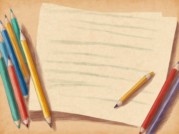 Auf dem Bild sind farbige Buntstifte und ein Blatt Papier zu sehen. Das Papier hat einige Linienspur, die darauf hinweisen, dass es vielleicht zum Schreiben oder Zeichnen gedacht ist.
Für kreatives Arbeiten empfehlen sich hochwertige Buntstifte, wie zum Beispiel die von Faber-Castell oder Staedtler, da sie eine gute Farbintensität und eine einfache Handhabung bieten. Es ist auch sinnvoll, Papier mit einer bestimmten Grammatur zu wählen, um ein Durchdrücken der Farben zu vermeiden.
Buntstifte sind hervorragend für das Zeichnen, Skizzieren oder sogar für das Ausmalen von Bildern geeignet. Viele Künstler schätzen die Vielseitigkeit dieser Materialien und nutzen sie sowohl in der Schule als auch im professionellen Umfeld.