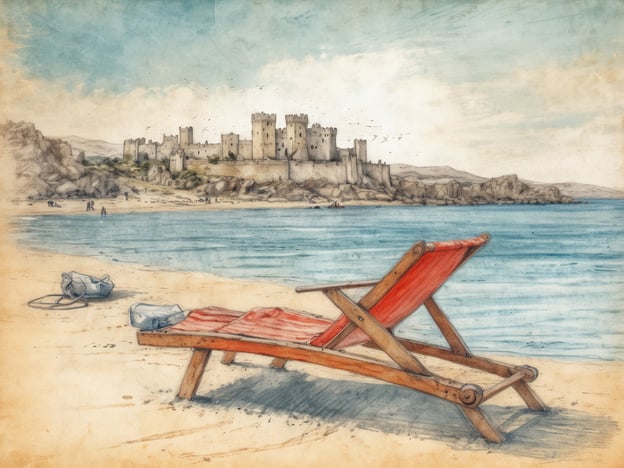 Auf dem Bild ist eine entspannte Szene am Strand zu sehen, mit einem Liegestuhl und einer Aussicht auf ein Schloss im Hintergrund. In Illetas gibt es zahlreiche Aktivitäten und Sehenswürdigkeiten, die man genießen kann:
1. **Strandaktivitäten**: Die Strände in Illetas sind ideal zum Sonnenbaden, Schwimmen und für Wassersport wie Schnorcheln oder Kajakfahren.
2. **Restaurants und Bars**: Entlang der Küste findet man viele gemütliche Restaurants und Beach-Bars, die köstliche mediterrane Speisen und erfrischende Getränke anbieten.
3. **Spaziergänge**: Die Uferpromenade lädt zu ausgedehnten Spaziergängen ein, wo man die atemberaubenden Ausblicke auf das Meer und die umliegenden Landschaften genießen kann.
4. **Besuch von historischen Stätten**: Obwohl das Schloss auf dem Bild nicht spezifisch für Illetas ist, gibt es in der Nähe weitere historische Sehenswürdigkeiten und charmante Dörfer zu erkunden.
5. **Tagesausflüge**: Von Illetas aus kann man auch leicht Tagesausflüge zu anderen Orten auf Mallorca unternehmen, wie Palma oder die Serra de Tramuntana.
Diese Kombination aus Entspannung und Aktivitäten macht Illetas zu einem beliebten Reiseziel.