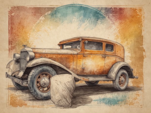 Auf dem Bild ist ein nostalgisches Auto zu sehen, das an eine vergangene Ära erinnert. Es hat einen charmanten Vintage-Stil. In Bezug auf belgische Schokolade könnte man sagen, dass das Bild die Vielfalt und die feinen Details widerspiegelt, ähnlich wie die unterschiedlichen Sorten belgischer Schokolade.Zum Beispiel:- **Pralinen**: Vergleichbar mit den feinen Designlinien des Autos, die für einen besonderen Genuss sorgen.- **Zartbitterschokolade**: Könnte die tiefen Farbtöne des Autos widerspiegeln, die eine gewisse Eleganz und Raffinesse ausstrahlen.- **Milchschokolade**: Steht für die sanften und warmen Farben des Fahrzeuges, die Vertrauen und Gemütlichkeit bieten.- **Weißeschokolade**: Diese Süße könnte für die nostalgische Note stehen, die das Bild vermittelt.Jede Art von Schokolade, so wie das Auto, hat ihren eigenen Charakter und Stil.