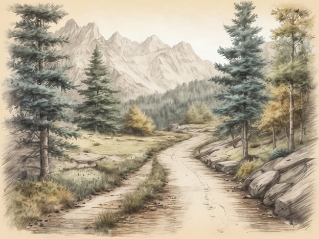 Auf dem Bild ist ein malerischer Wanderweg zu sehen, umgeben von Bäumen und Bergen im Hintergrund. Diese Art von Landschaft erinnert an einige der schönsten Wanderwege in Belgien.Einige top Wanderwege in Belgien, die ähnliche Szenerien bieten, sind:1. **Trail de l'Escaut** – Ein malerischer Weg entlang des Flusses Schelde.2. **Die Hohe Venn** – Ein einzigartiges Hochmoor mit beeindruckenden Wegen.3. **Der Wälder von Soignes** – Ein schöner Waldweg mit alten Bäumen und grünen Pfaden.Diese Wanderungen bieten atemberaubende Ausblicke und eine ruhige Atmosphäre, ideal für Naturliebhaber.