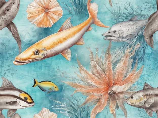 Auf dem Bild sind verschiedene Fische und Meereslebewesen in einem aquatischen Umfeld zu sehen, darunter ein orangefarbener Fisch, einige graue Fische und eine Muschel. Es scheint, als ob sich die Tiere in einem bunten, lebendigen Meer bewegen.Hier sind einige Tipps für ein unvergessliches Schnorchelerlebnis:1. **Ausrüstung überprüfen**: Stelle sicher, dass deine Schnorchelausrüstung gut sitzt und keine Undichtigkeiten hat. Eine gut sitzende Maske und Schnorchel machen den Unterschied.2. **Reise in die richtige Umgebung**: Informiere dich über die besten Schnorchelplätze. Riffe mit klarem Wasser und reicher Unterwasserflora sind ideal.3. **Behutsames Schnorcheln**: Bewege dich langsam und ruhig, um die Meeresbewohner nicht zu scheuchen.4. **Wasserbedingungen studieren**: Achte auf die Strömung und die Wassertiefe. Informiere dich vorab über mögliche Gefahren.5. **Sonnenschutz**: Verwende ein umweltfreundliches Sonnenschutzmittel, um das Riff zu schützen und dich vor Sonnenbrand zu schützen.6. **Sicherheit**: Schnorchele niemals allein. Es ist sicherer und macht mehr Spaß, die Unterwasserwelt mit Freunden zu erkunden.Mit diesen Tipps kannst du die Schönheit der Unterwasserwelt optimal genießen!