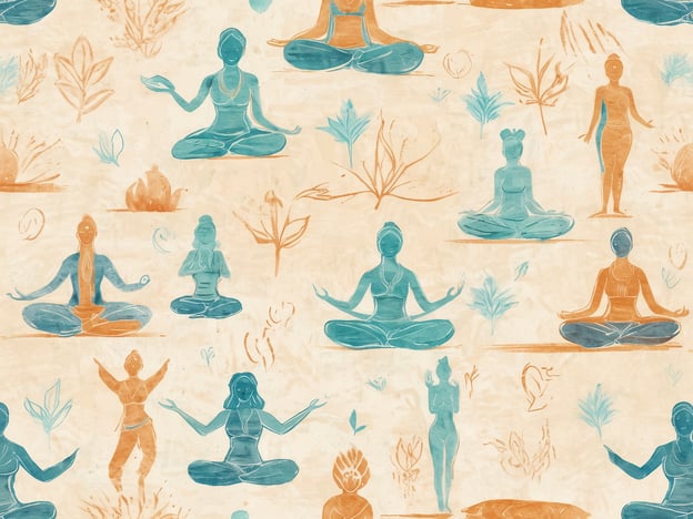 Auf dem Bild sind verschiedene stilisierte Darstellungen von Menschen zu sehen, die in verschiedenen Yoga-Posen sitzen oder stehen. Die Figuren sind in beruhigenden Farben dargestellt, um eine entspannende Atmosphäre zu schaffen, die oft mit Yoga-Retreats assoziiert wird.Ein typisches Programm eines Yoga-Retreats könnte folgendermaßen aussehen:### Tagesablauf eines Yoga-Retreats:**Morgen:**- **07:00 - 08:00**: Meditation und Atemübungen im Freien- **08:00 - 09:00**: Frühstück (gesunde, vegetarische Ernährung)- **09:00 - 10:30**: Vinyasa Yoga Klasse**Vormittag:**- **10:30 - 11:00**: Pause für Tee und Snacks- **11:00 - 12:30**: Yin Yoga oder restorative Yoga**Mittag:**- **12:30 - 13:30**: Mittagessen (zubereitet aus frischen, lokalen Zutaten)**Nachmittag:**- **13:30 - 15:00**: Workshops (z.B. Yoga-Philosophie, Achtsamkeit)- **15:00 - 15:30**: Pause und Erholung- **15:30 - 17:00**: Kundalini Yoga oder spezielle Themenkurse**Abend:**- **17:00 - 18:00**: Abendessen- **18:00 - 19:30**: Abendmeditation oder sanftes Yoga- **19:30 - 21:00**: Lagerfeuer oder gemeinsames GesprächDer Tag endet typischerweise mit einer Ruhephase, um die Eindrücke des Tages zu verarbeiten und zur Meditation überzugehen.