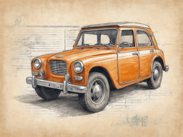 Auf dem Bild ist ein orangefarbenes Auto zu sehen, das in einem skizzenhaften Stil gezeichnet ist.Warum brauchst du einen Internationalen Führerschein für Südafrika? Ein Internationaler Führerschein wird benötigt, um sicherzustellen, dass deine Fahrerlaubnis im Ausland anerkannt wird. In Südafrika erwarten die Behörden oft, dass internationale Reisende einen solchen Führerschein vorzeigen, insbesondere wenn sie ein Fahrzeug mieten oder auf öffentlichen Straßen fahren möchten. Er dient dazu, Sprachbarrieren zu überwinden und wird von vielen Autovermietungen als Voraussetzung angesehen.