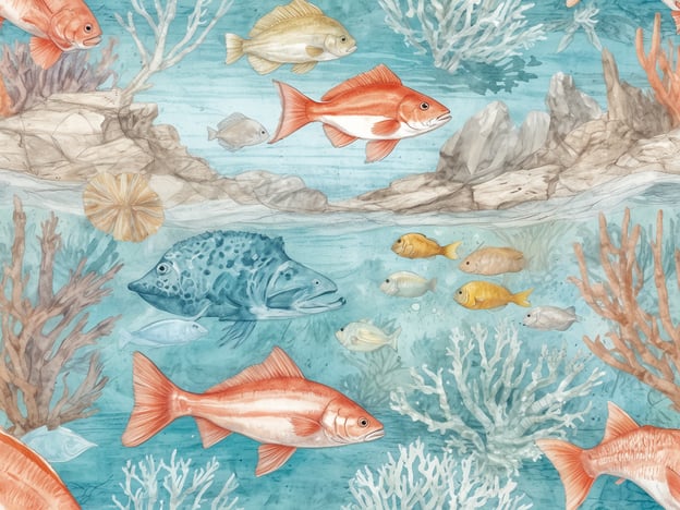 Auf dem Bild sind verschiedene Fische und Korallen unter Wasser dargestellt. Es erinnert an die bunten Unterwasserwelten, die man beim Schnorcheln entdecken kann.In Südafrika gibt es einige der besten Schnorchelspots, wie zum Beispiel:1. **Kirstenbosch National Botanical Garden**: In der Nähe von Kapstadt kann man hier die Unterwasserwelt des Tafelbergs erkunden.2. **Aliwal Shoal**: Bekannt für seine Artenvielfalt, träumen Schnorchler von den Korallen und vielen Fischarten.3. **Sodwana Bay**: Ein UNESCO-Weltkulturerbe mit beeindruckenden Korallenriffen und bunten Fischen.4. **Protea Banks**: Ein weiterer hervorragender Ort, um unterschiedliche Meereslebewesen zu beobachten.Diese Spots bieten eine großartige Möglichkeit, die Schönheit der Meeresfauna zu erleben!