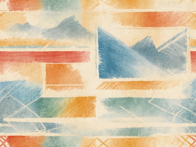 Auf dem Bild sind abstrakte Muster und Farbflächen in sanften Tönen zu sehen, die an Landschaften erinnern. Die Verwendung von Blau, Orange, Rot und verschiedenen Erdtönen vermittelt ein Gefühl von Tiefe und Ruhe.Gästebewertungen könnten beispielsweise Folgendes beinhalten:- „Die Farben auf dem Bild schaffen eine entspannende Atmosphäre in meinem Raum.“- „Ich liebe die abstrakte Interpretation von Landschaften – es regt meine Fantasie an.“- „Dieses Kunstwerk bringt Farbe ohne Überstimulation in mein Zuhause.“Insgesamt vermittelt das Bild eine harmonische Stimmung, die viele Betrachter anspricht.
