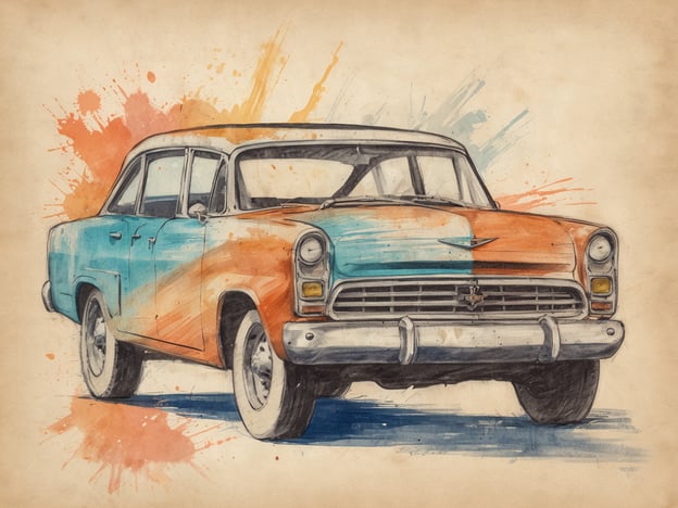 Auf dem Bild ist ein farbenfrohes, retro-inspiriertes Auto zu sehen, das in einer künstlerischen Aquarelltechnik dargestellt ist. Es zeigt eine Mischung aus blauen und orangen Farbtönen.
Im Centara Sandy Bay Resort & Spa könnten Gäste verschiedene Unterkünfte genießen, wie zum Beispiel luxuriöse Villen, die oft mit modernen Annehmlichkeiten und atemberaubenden Ausblicken auf das Meer ausgestattet sind. Zudem gibt es entspannende Wellness-Angebote und gastronomische Einrichtungen, die die Gäste während ihres Aufenthalts verwöhnen.