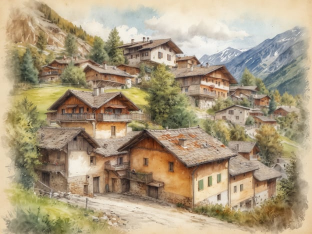 Auf dem Bild sind malerische, traditionell alpine Häuser zu sehen, die typisch für die Region Alpbach in Österreich sind. In Alpbach gibt es Sehenswürdigkeiten wie die beeindruckende Pfarrkirche zum Heiligen Johannes dem Täufer mit ihrem charakteristischen Kirchturm und die zahlreichen Holzhäuser, die die Ferienidylle prägen. Auch die umliegenden Berge und die wunderschöne Naturlandschaft laden zu Wanderungen ein, während die berühmte Alpbacher Heimatabend-Veranstaltung kulturelle Einblicke in das Leben der Einheimischen bietet.